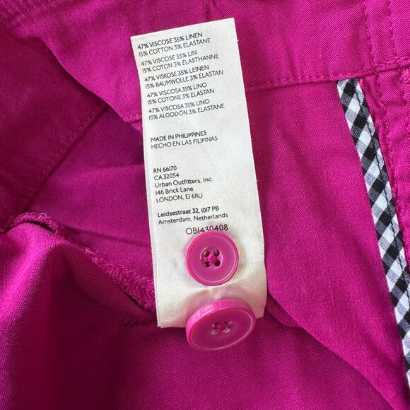 MAEVE by Anthropologie Colette Sailor Shorts Womens 6 Pink Purple Short Women - Picture 8 of 10